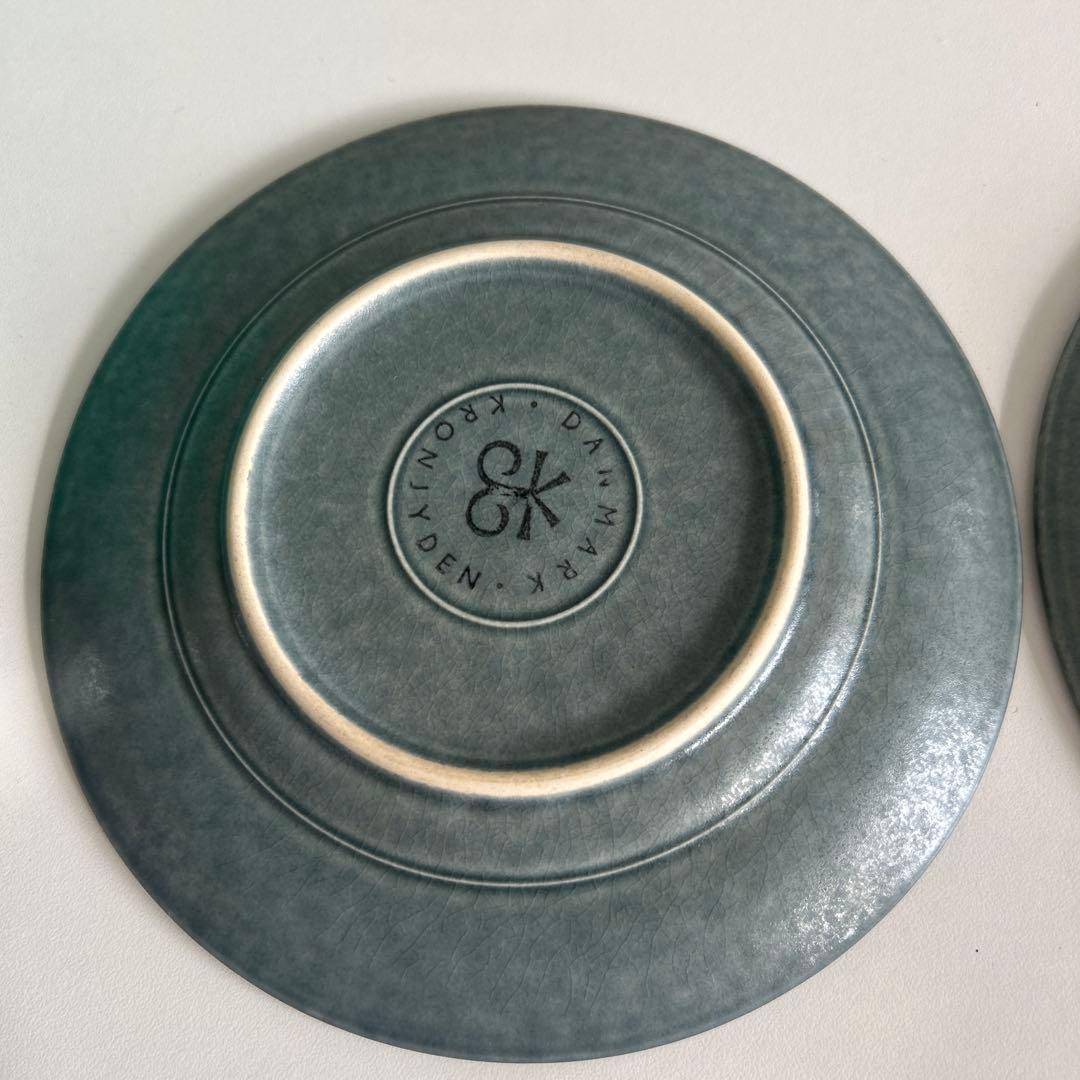 クイストゴー アズール ケーキプレート2枚