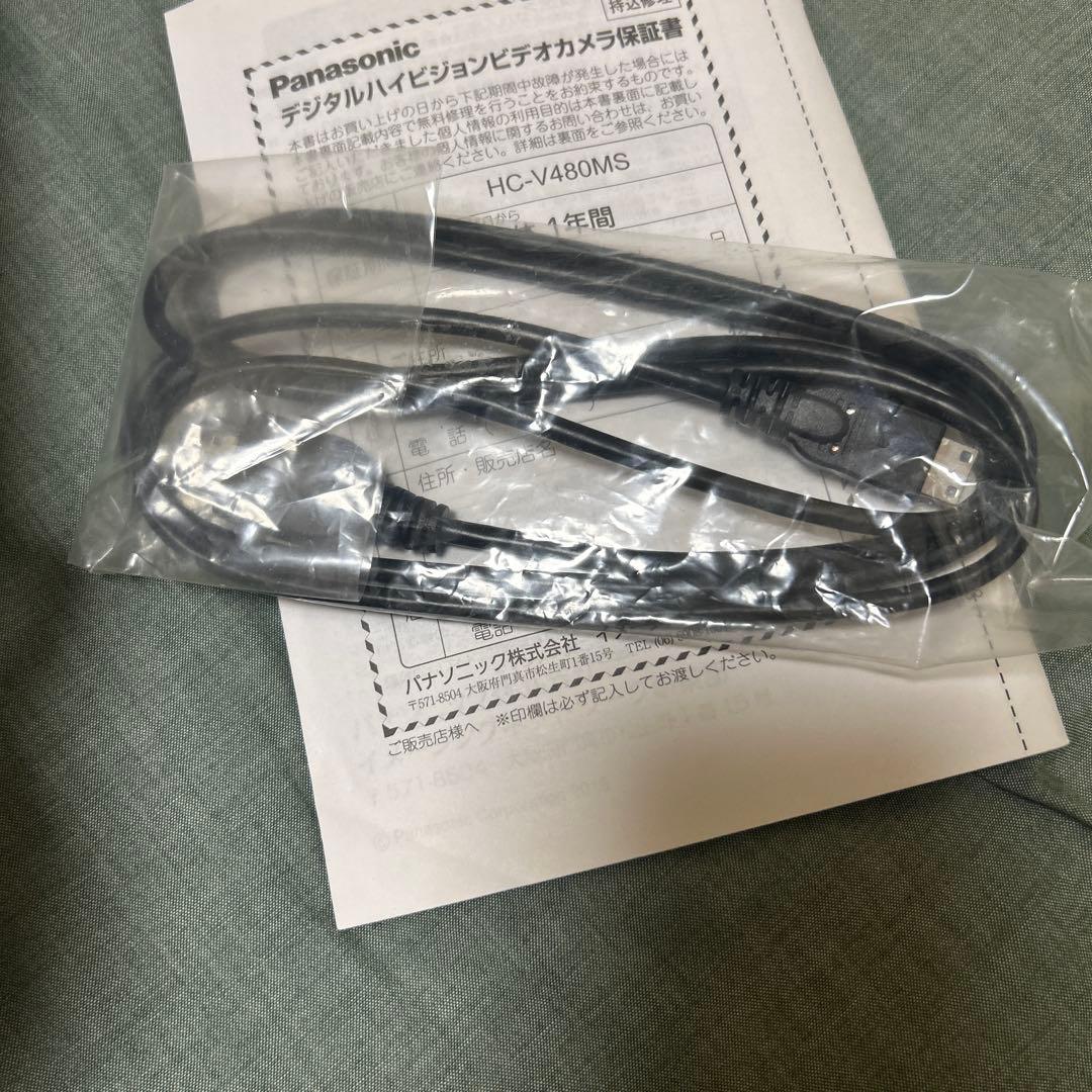 【美品】Panasonic HC-V480MS-K ビデオカメラ ブラック
