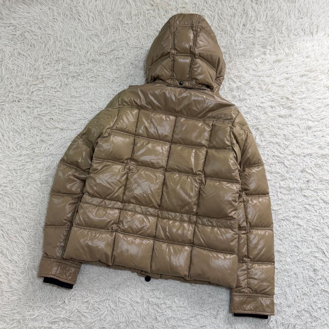 17090✨モンクレール ダウンジャケット サイズ3 フード着脱 カーキ