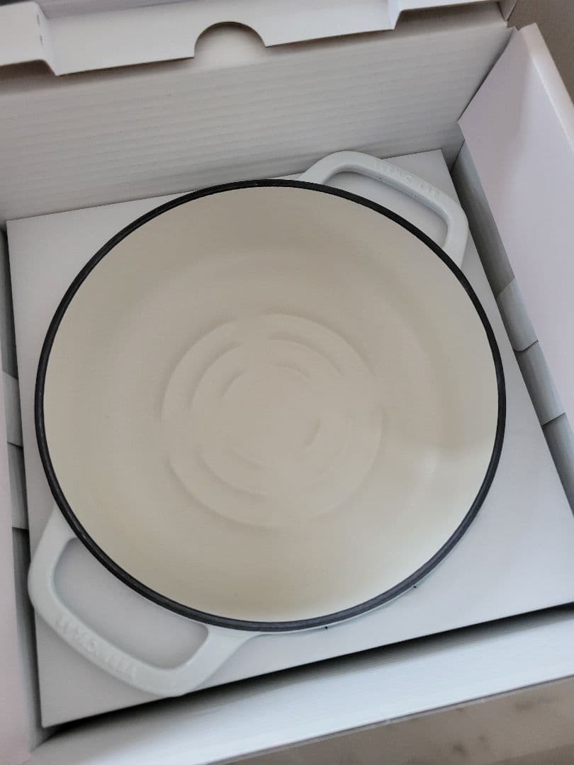 【新品】バーミキュラ オーブンポット2 浅型 22cm シーソルトホワイト