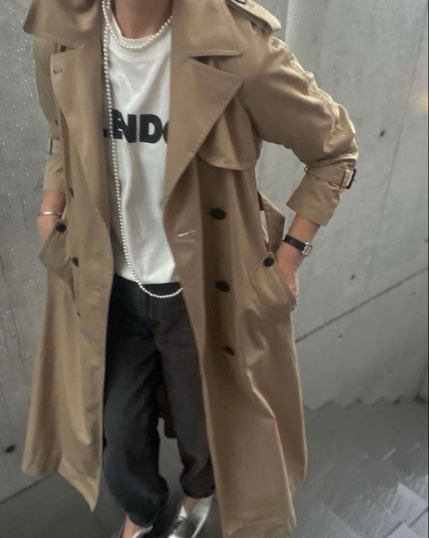 ♥Deuxieme Classe♥FINX ギャバロングトレンチコート