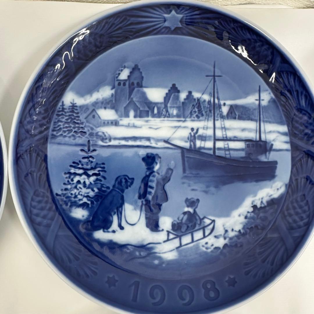 ロイヤルコペンハーゲン イヤープレート7枚まとめ　1975 1991 1992