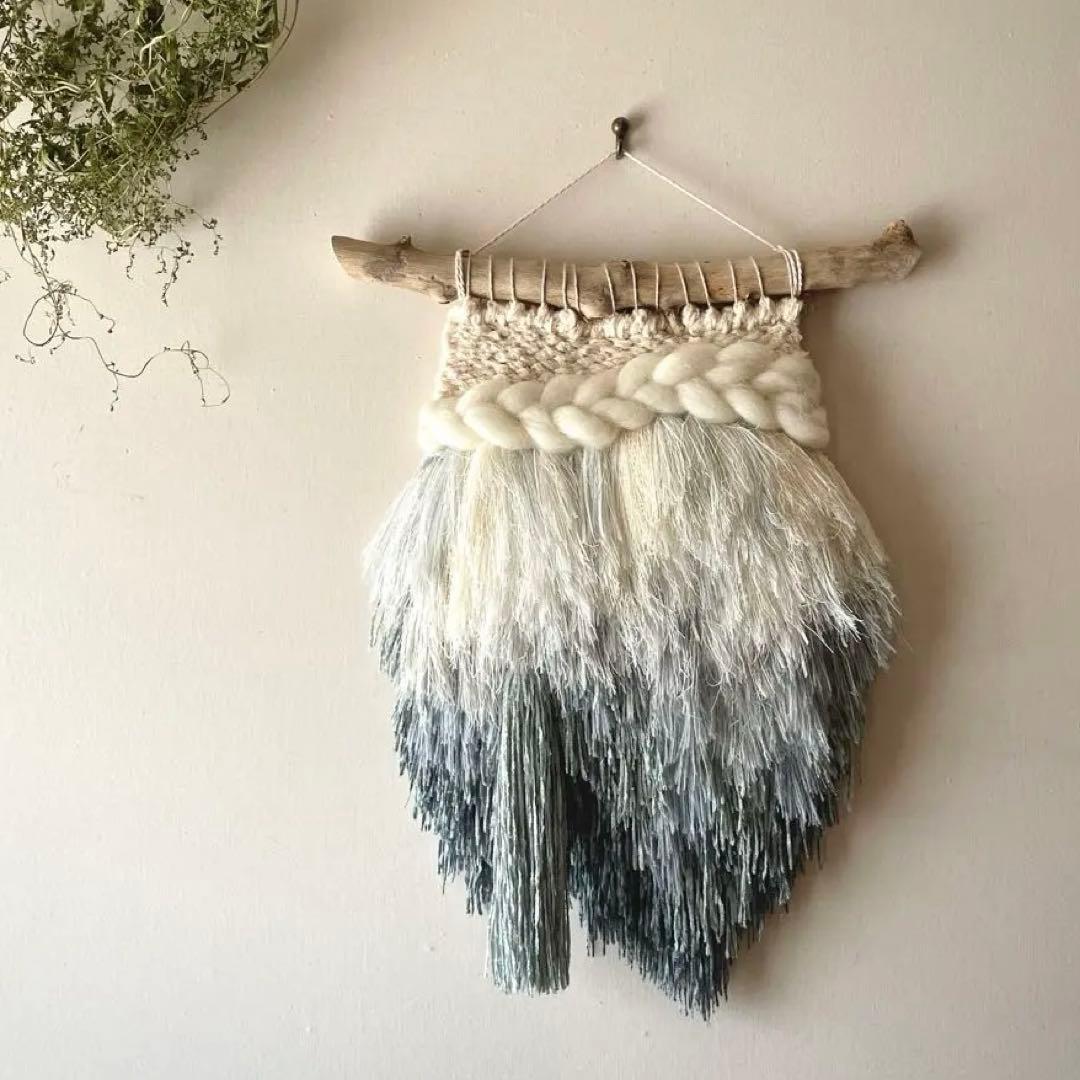 【一点もの】　ウィービング タペストリー 『湖の詩を聴く日。b.』