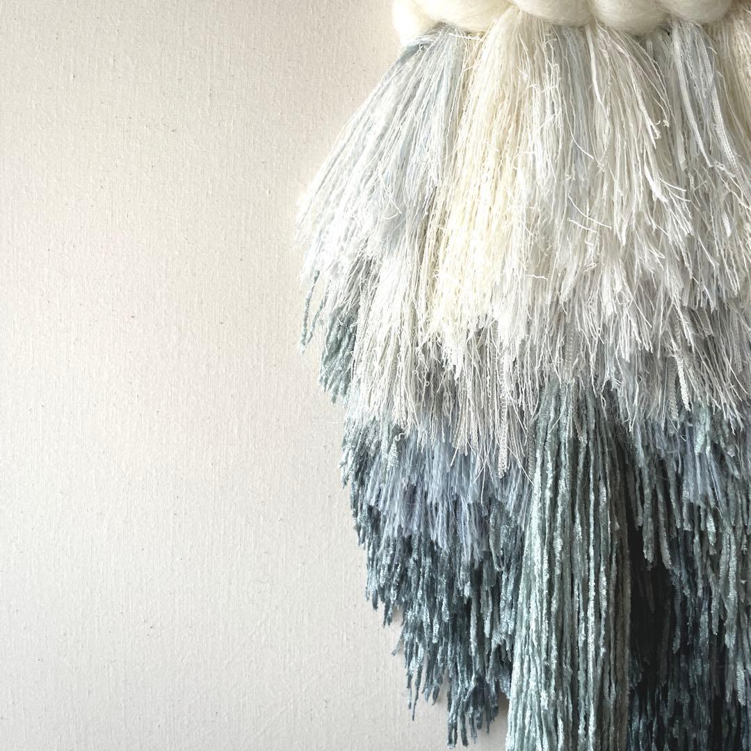 【一点もの】　ウィービング タペストリー 『湖の詩を聴く日。b.』