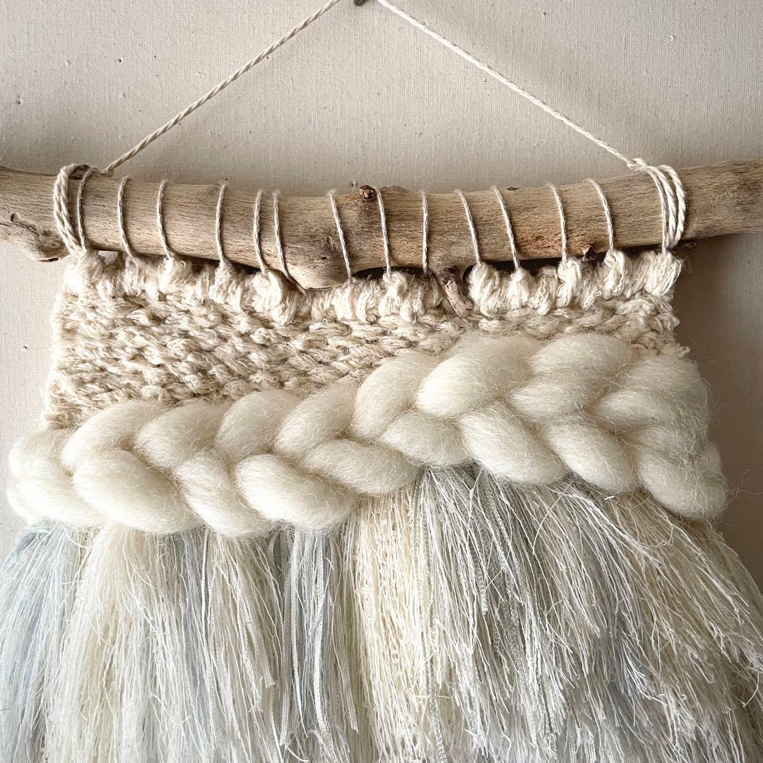 【一点もの】　ウィービング タペストリー 『湖の詩を聴く日。b.』