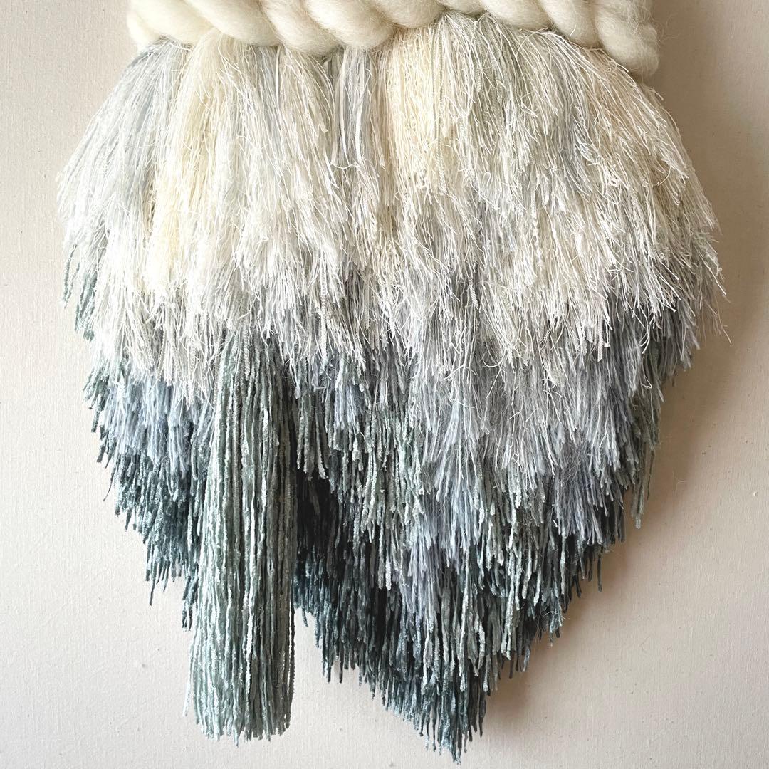 【一点もの】　ウィービング タペストリー 『湖の詩を聴く日。b.』