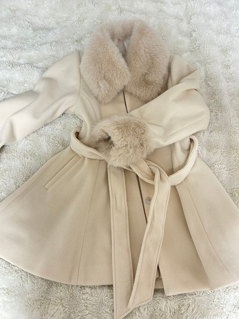 ダーリッチ ウエストベルトメルトンコート