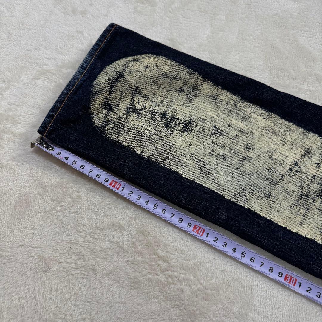 EVISU エヴィス donna ドンナ 大黒ペイント デニム ジーンズ W26