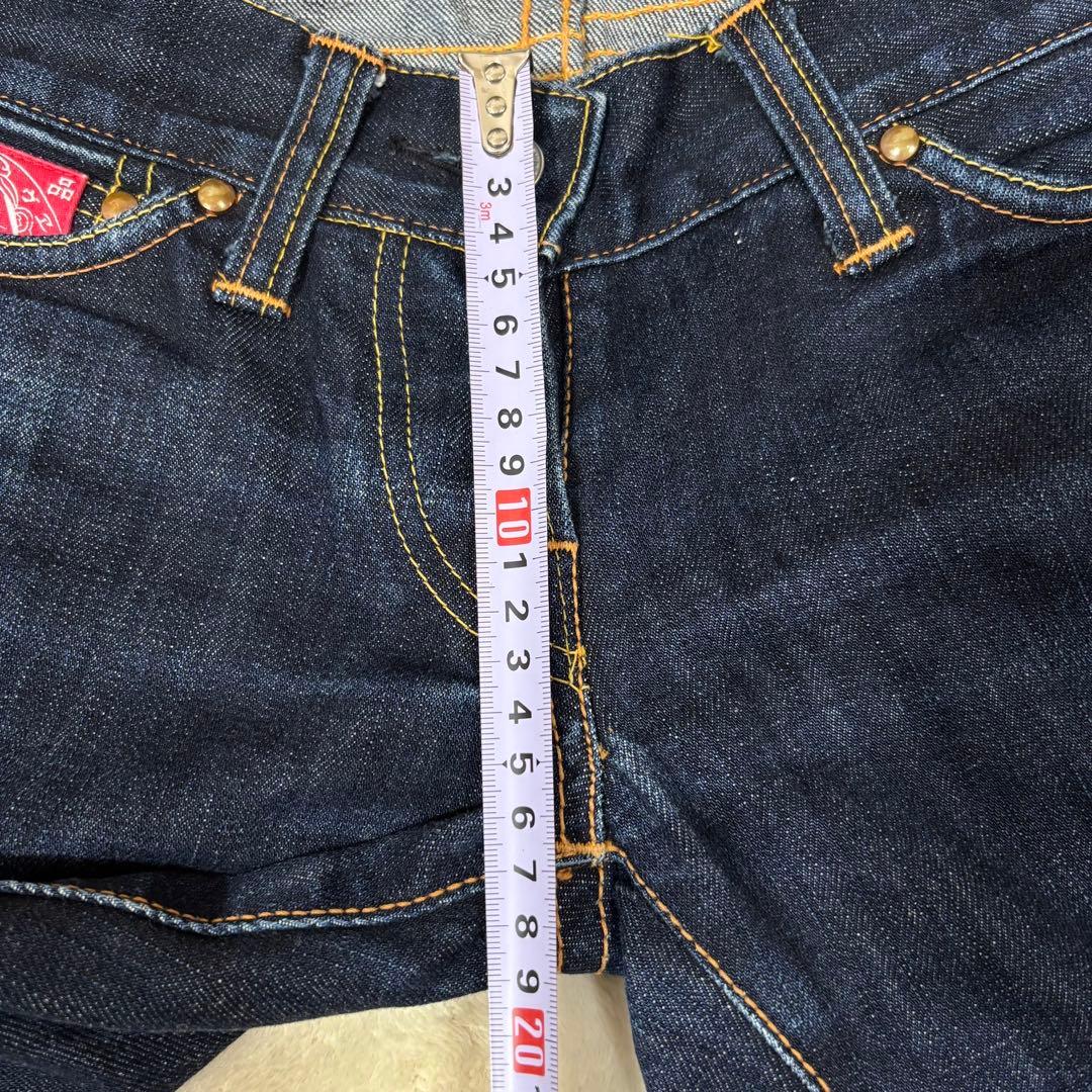 EVISU エヴィス donna ドンナ 大黒ペイント デニム ジーンズ W26