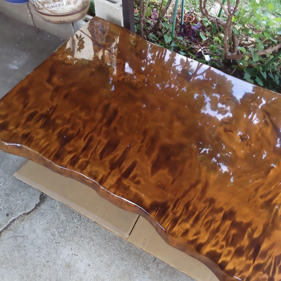 ☆yuzuさま専用☆　昭和レトロ 花梨 高級大型ちゃぶ台 座卓