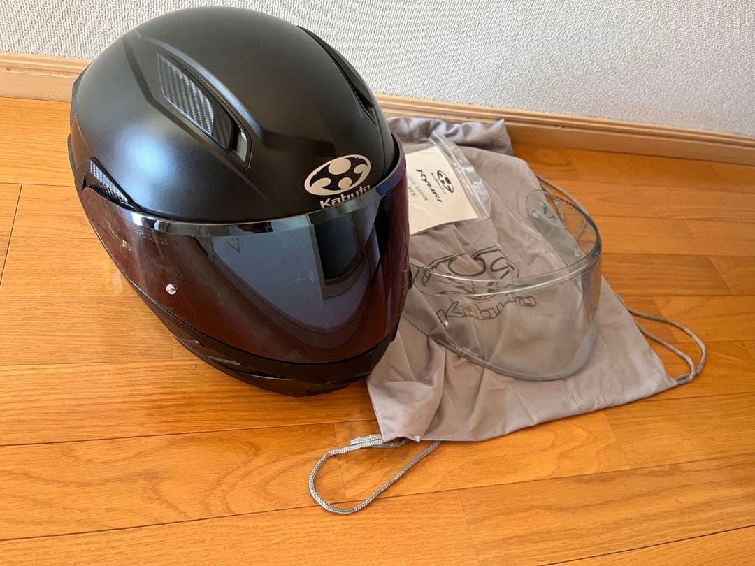 OGKカブトRYUKI Lサイズ（ミラーシールド&クリアシールド付き）