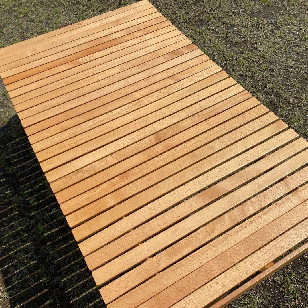 【美品】木製　キャンプテーブル　120x60