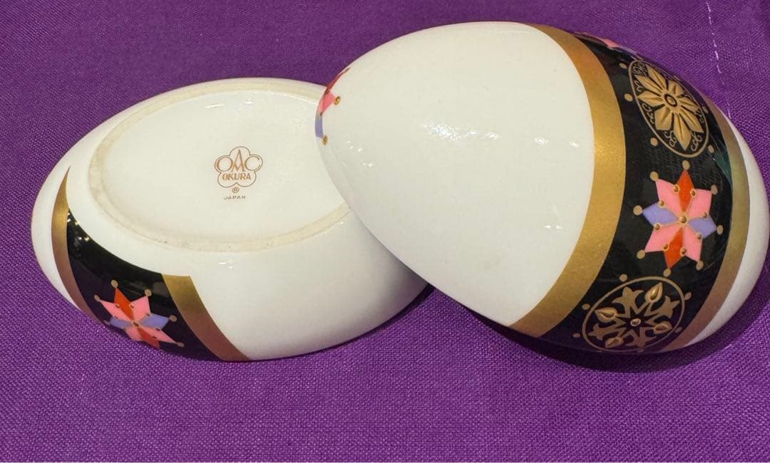 OKURA 大倉陶園 ボンボニエール 小物入れ　ブランド食器　大倉　新品　希少