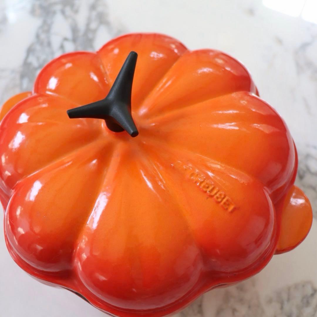 【16日まで値下げ中】ル・クルーゼ　両手鍋　パンプキン　21cm