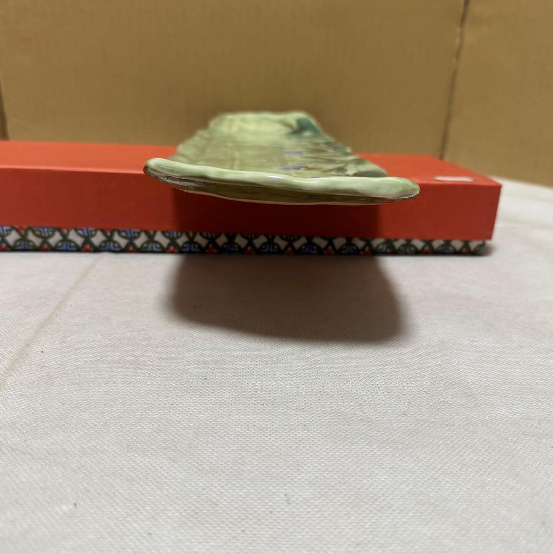 M8547 陶あん 京焼 清水焼 長角皿