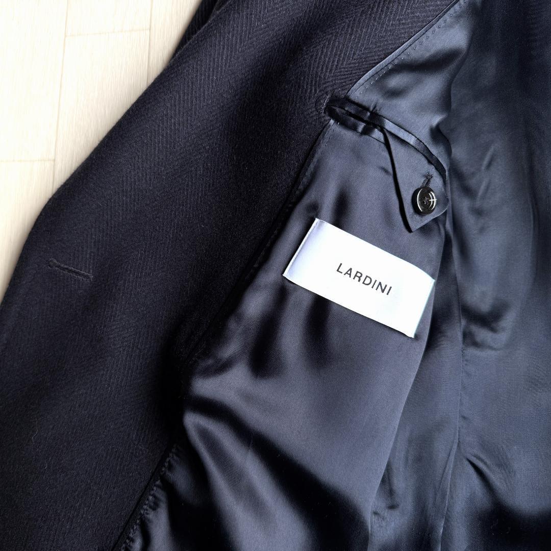 今期25AW LARDINI ウール カシミア アルスター ポロ コート