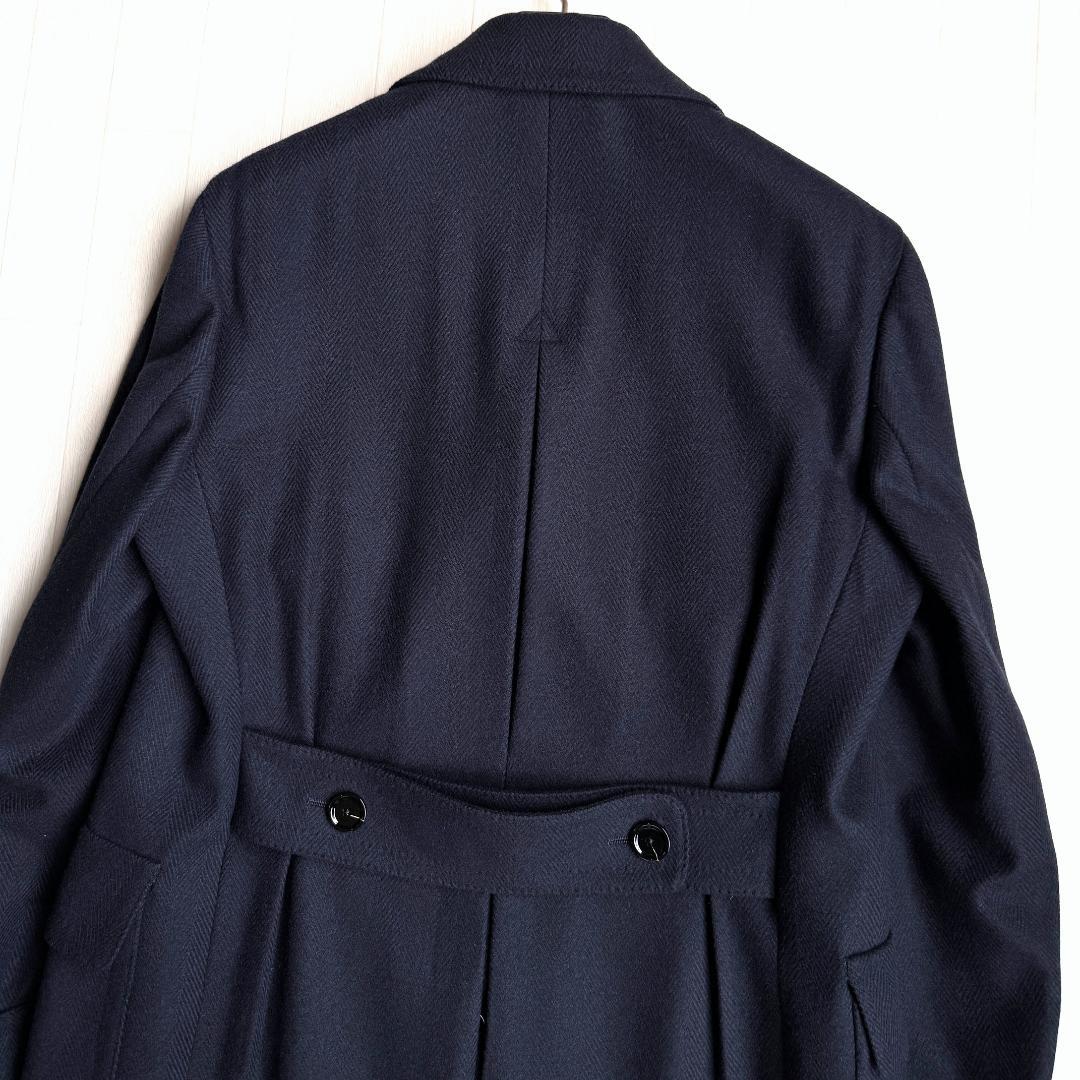 今期25AW LARDINI ウール カシミア アルスター ポロ コート