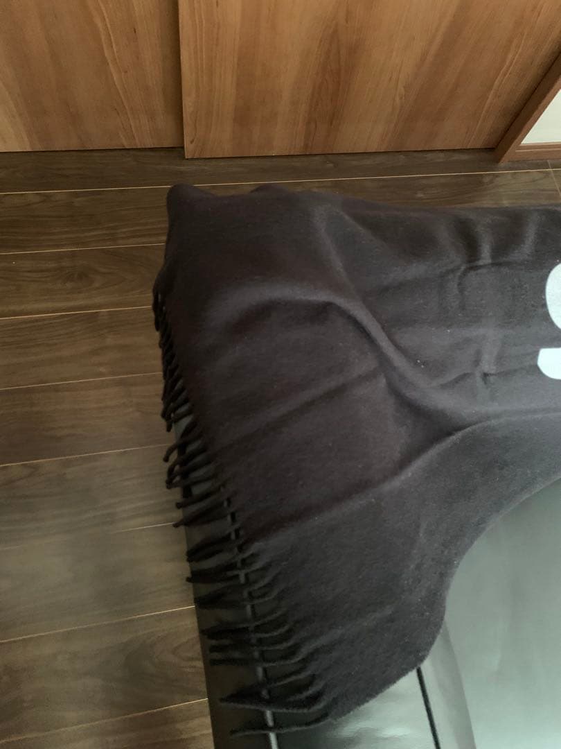 COMME des GARCONS ブラックストール　マフラー　大判