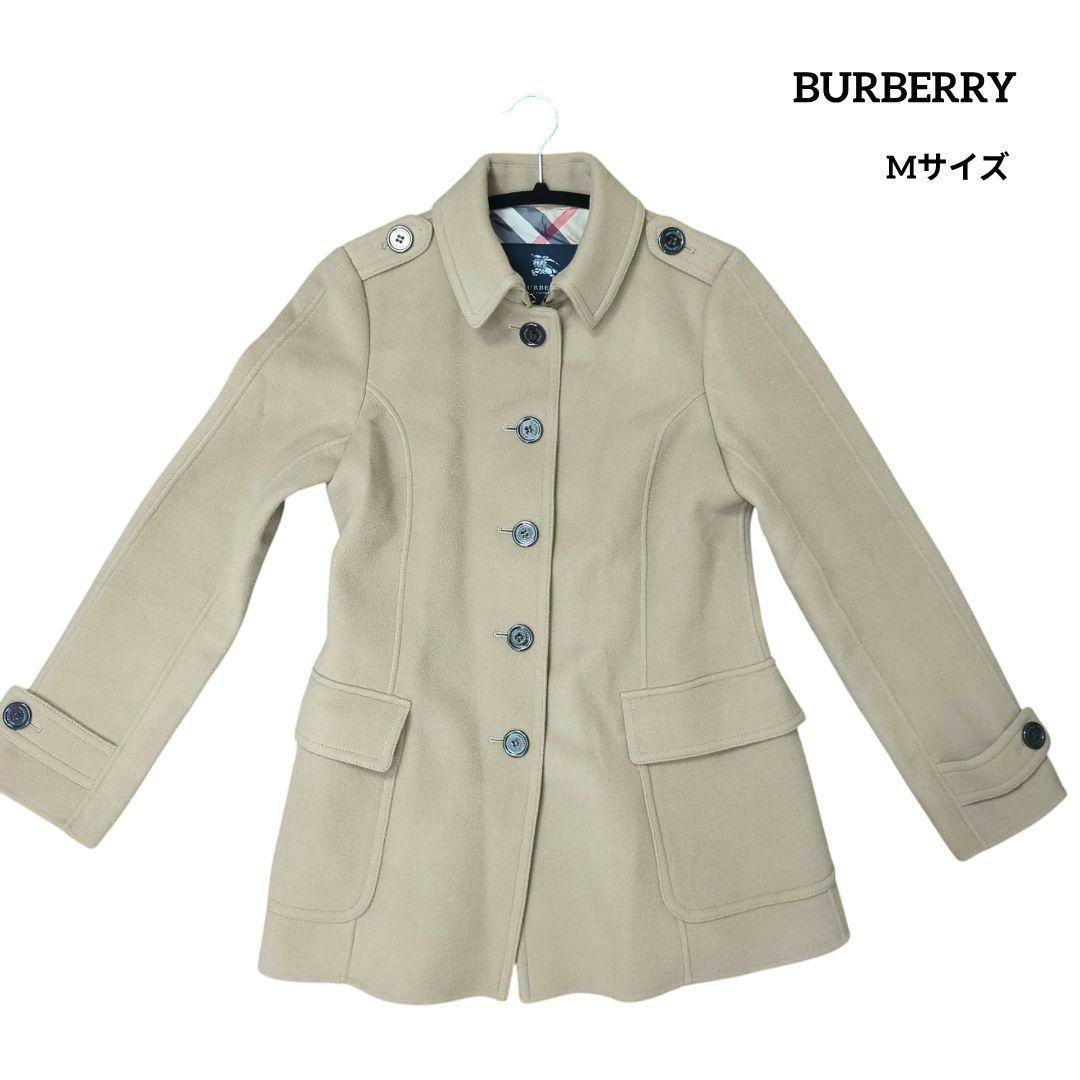 【美品】BURBERRY バーバリー ウール ブレンド コート トレンチ