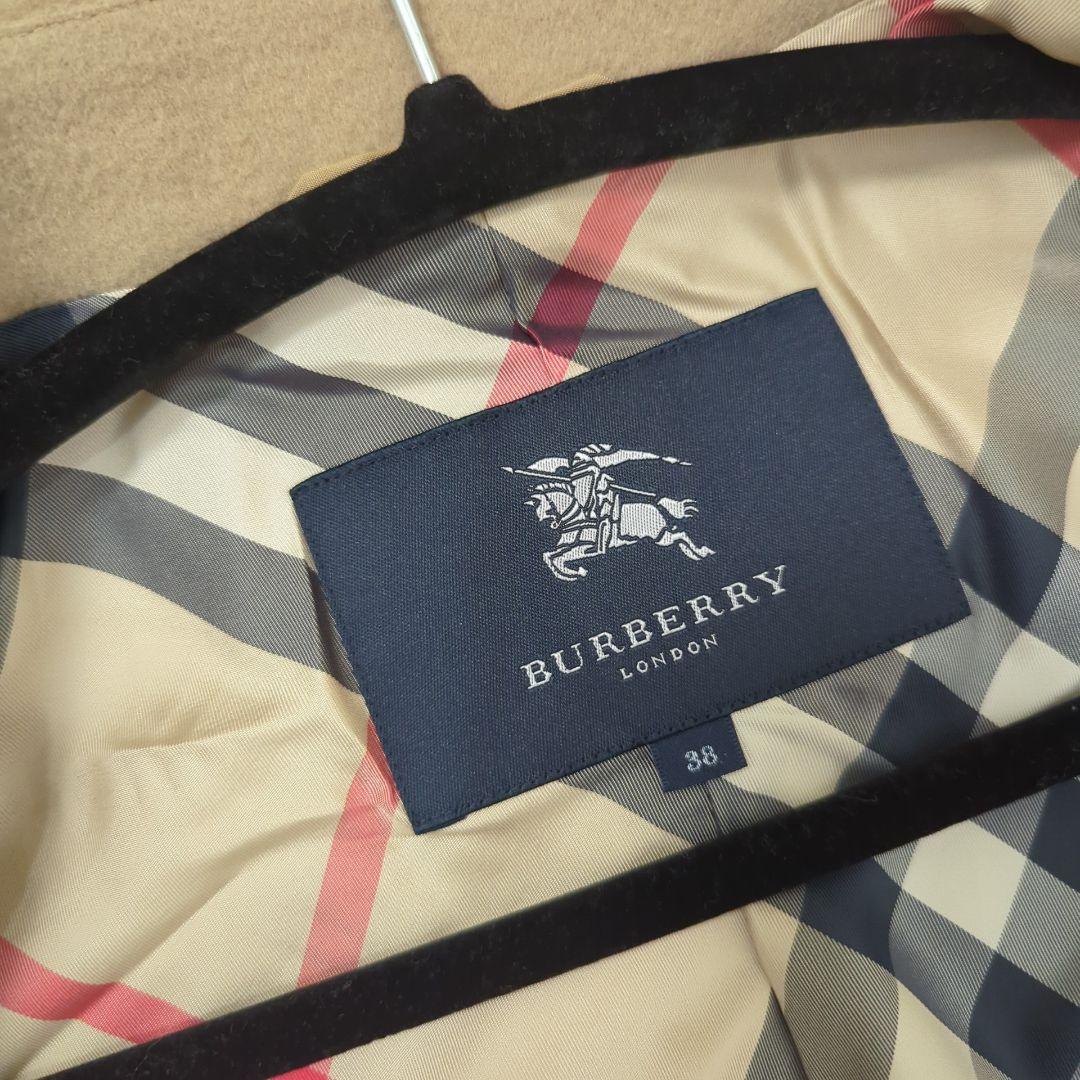 【美品】BURBERRY バーバリー ウール ブレンド コート トレンチ
