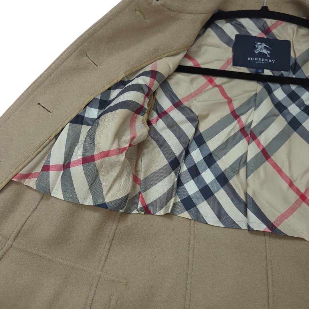 【美品】BURBERRY バーバリー ウール ブレンド コート トレンチ
