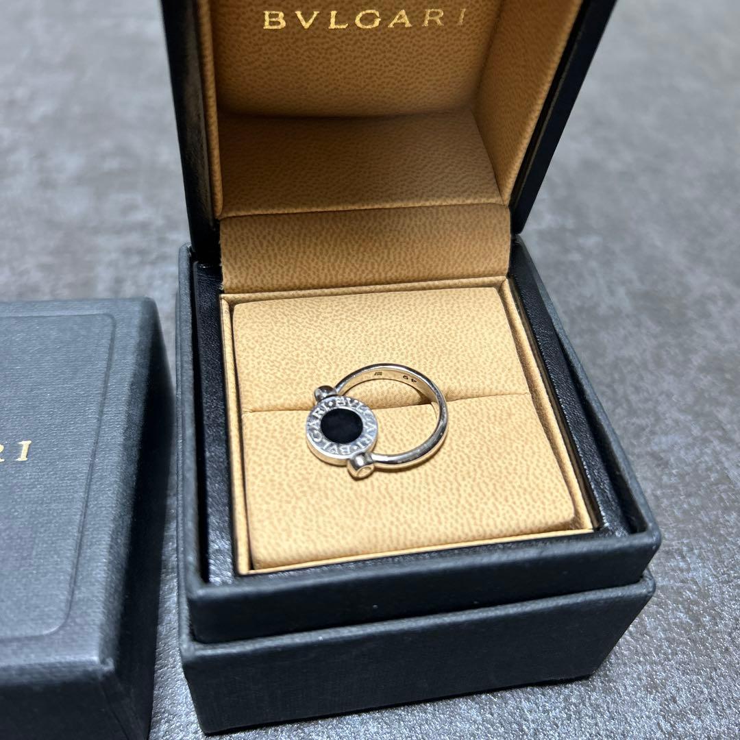 BVLGARI ブルガリ フリップ オニキス リング