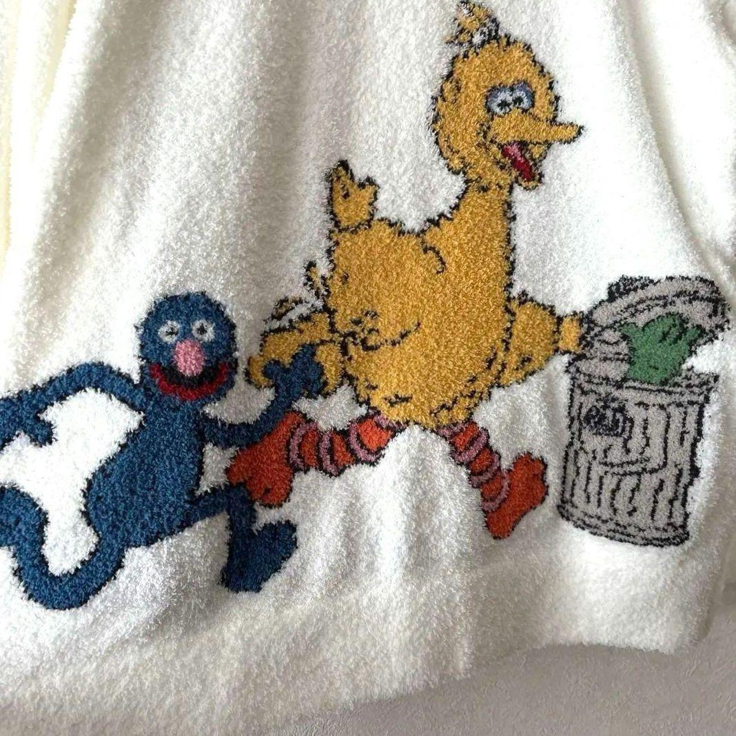 新品　ジェラートピケ セサミストリート ジャガード カーディガン　M〜L