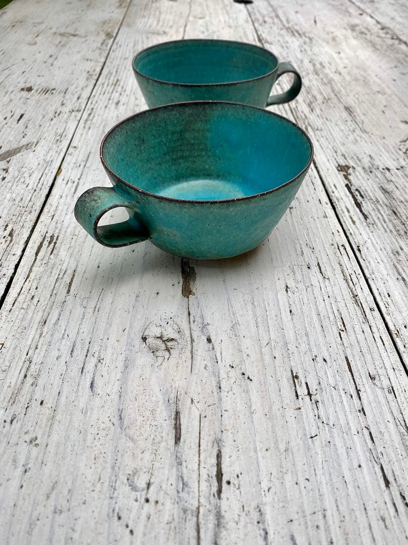 【新品未使用】 鈴木麻起子 スープカップ2客 La Maison de Vent