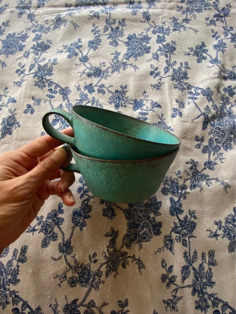 【新品未使用】 鈴木麻起子 スープカップ2客 La Maison de Vent