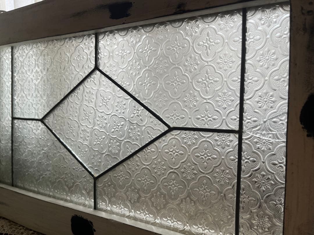 希少 建具 窓枠 昭和レトロ レトロガラス インテリア アンティーク ビンテージ