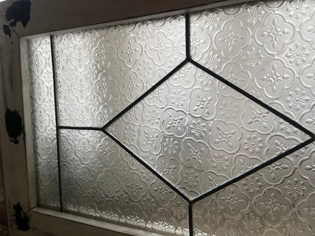 希少 建具 窓枠 昭和レトロ レトロガラス インテリア アンティーク ビンテージ