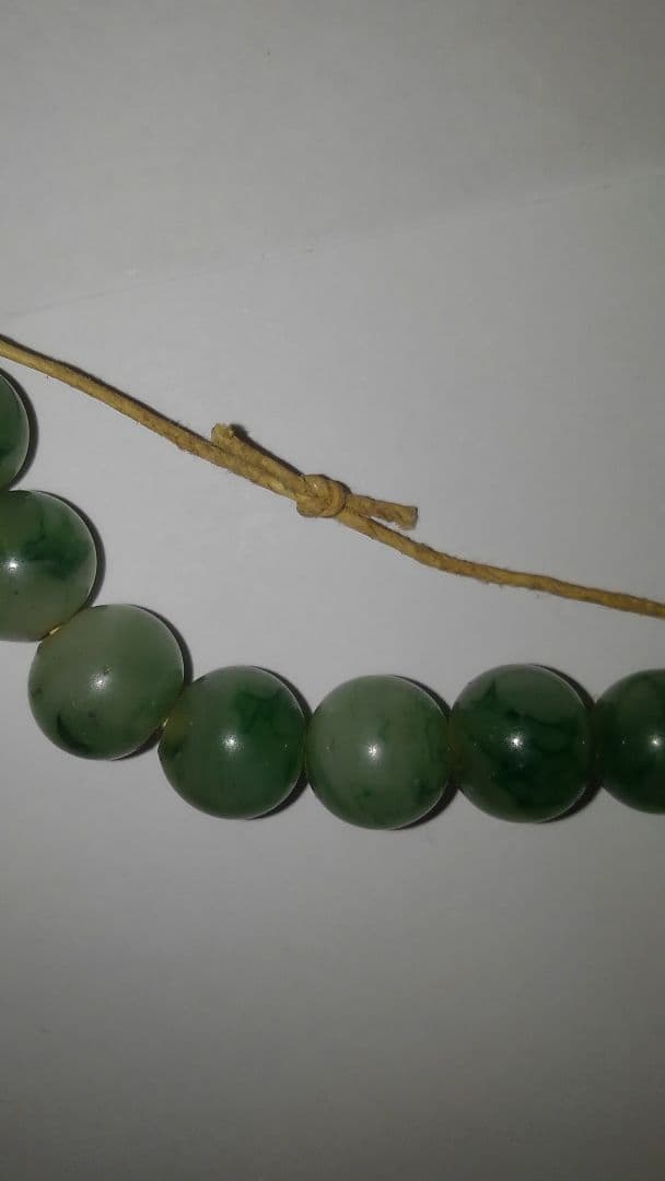 翡翠　根掛　翡翠連珠　翡翠玉　売り切り