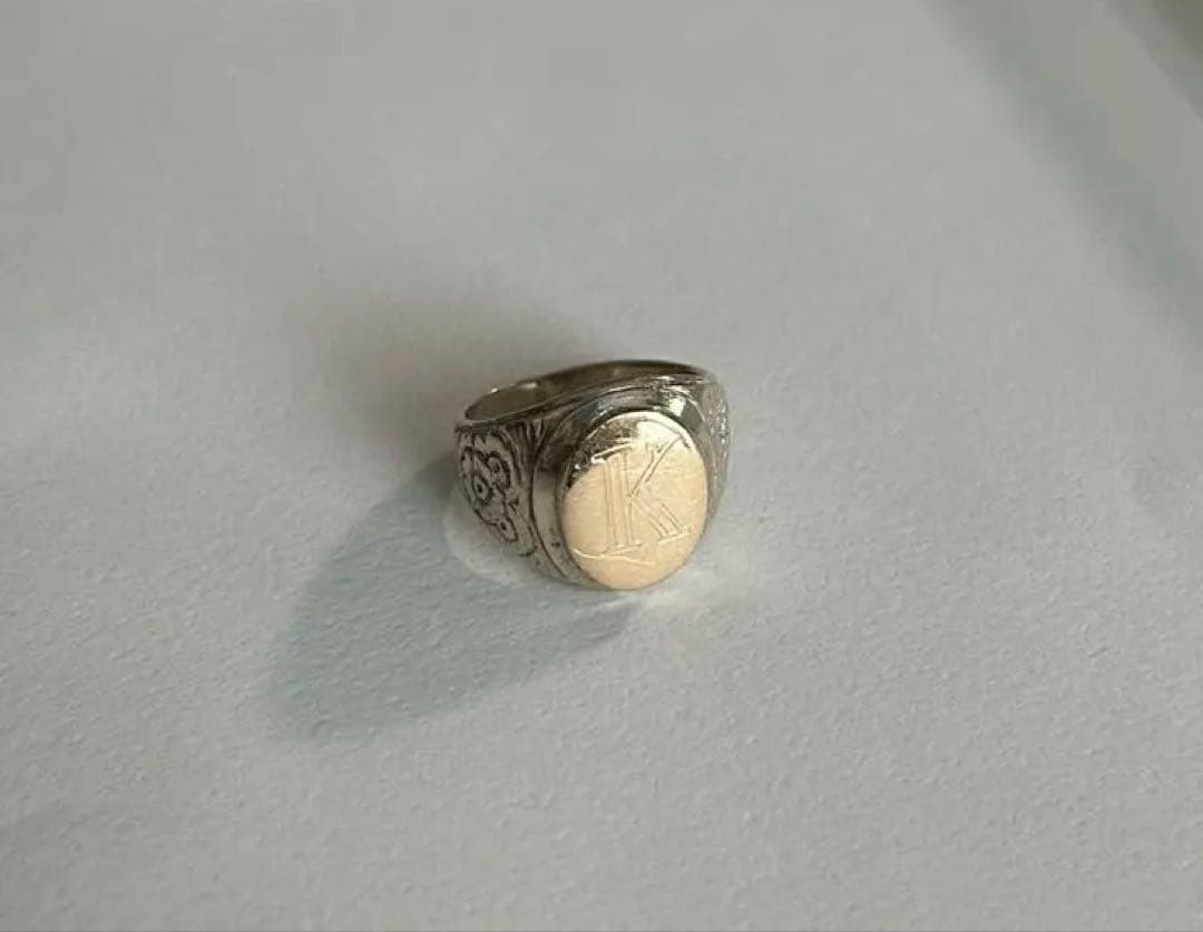 本日限定価格con ritomo シグネチャーリング　Ｋ　イニシャルリング