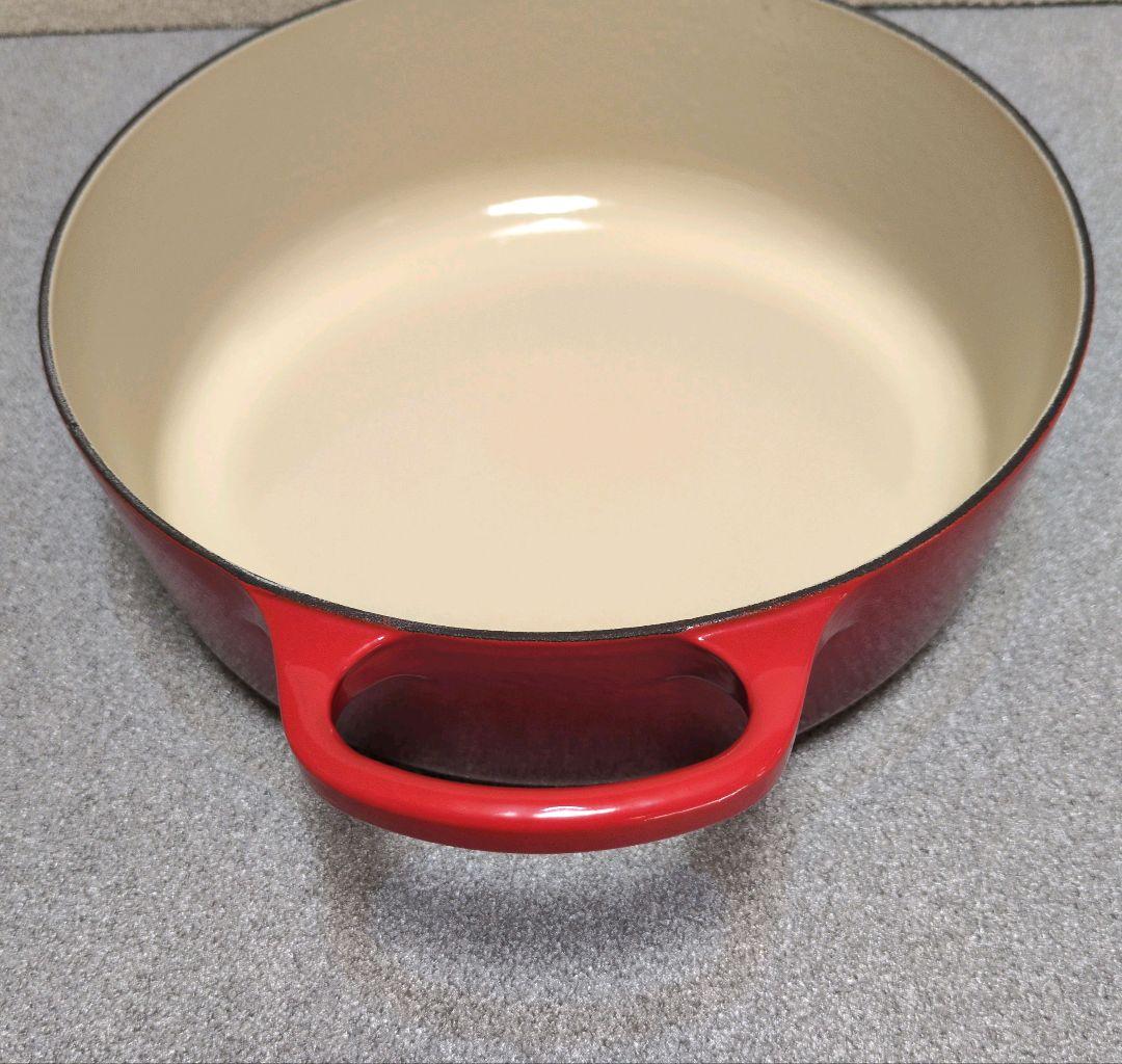 LE CREUSET ココットジャポネーズ　24cm チェリーレッド 【美品】