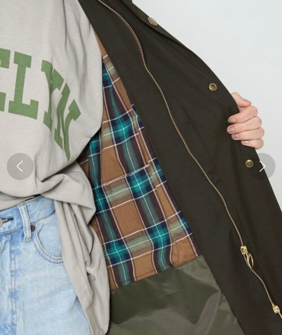 ★極美品★　Barbour バブアー　BURGHLEY バーレー　グリーン