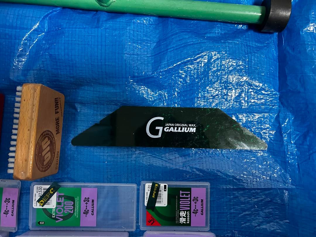 GALLIUM スタンドスノーボードメンテナンスセット ワックス未使用品あり