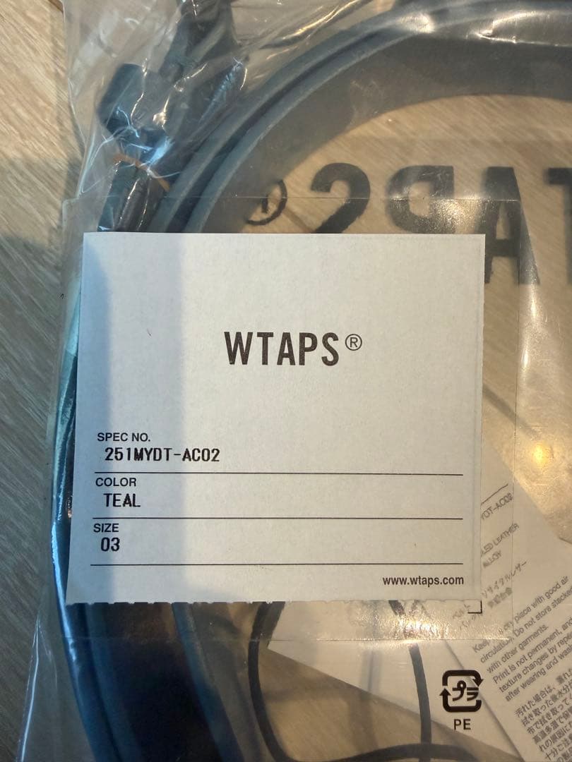 WTAPS リサイクルレザーベルト Lサイズ