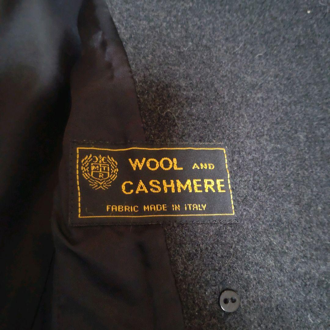 美品✨️23区 カシミヤ混 ダブルチェスターコート ブラック 38