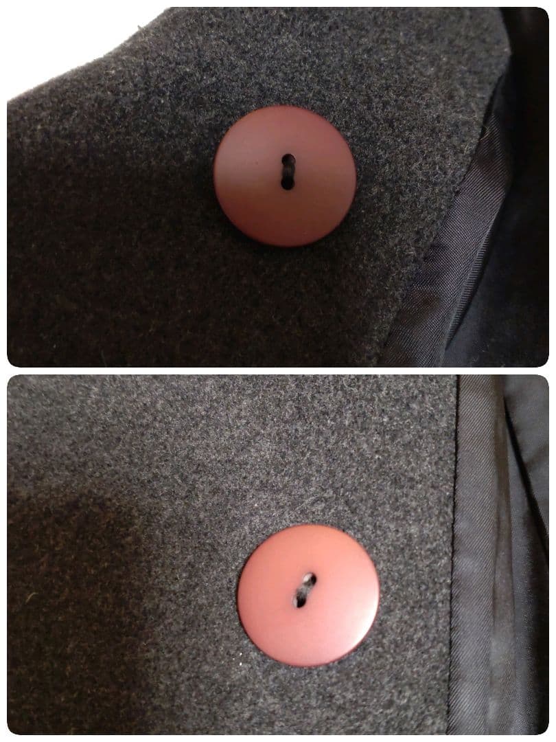 美品✨️23区 カシミヤ混 ダブルチェスターコート ブラック 38