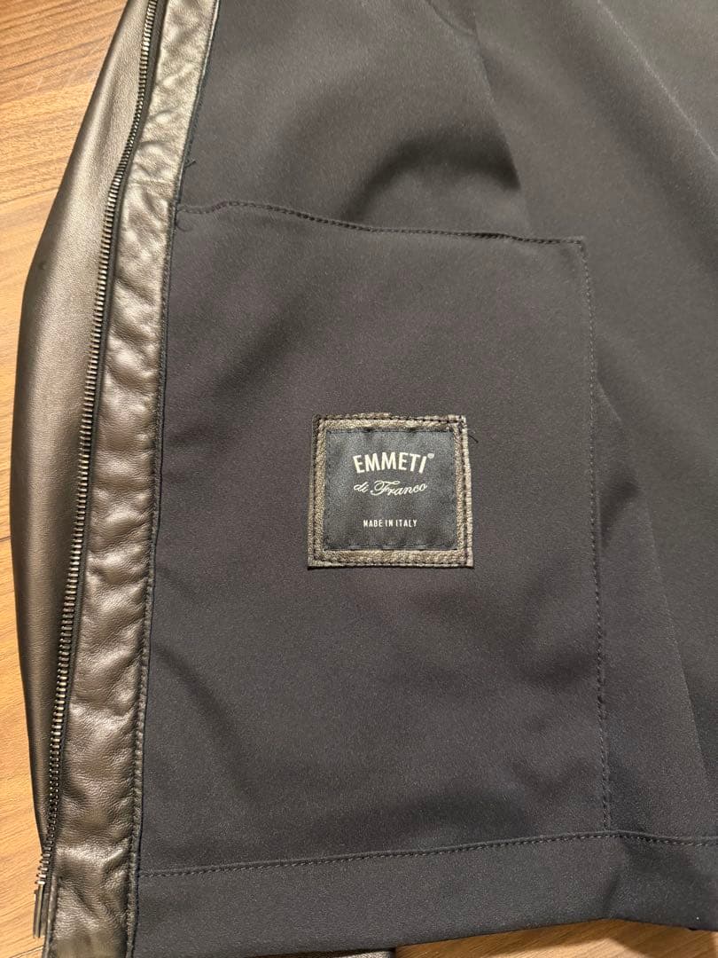 【YK】EMMETI×MACKINTOSH PHILOSOPHYラムレザー