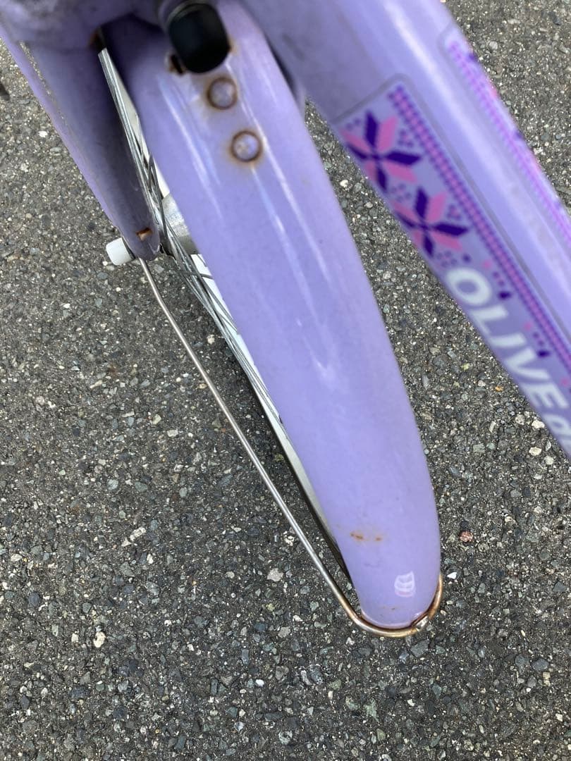 OLIVE des OLIVE 子供用自転車 パープル