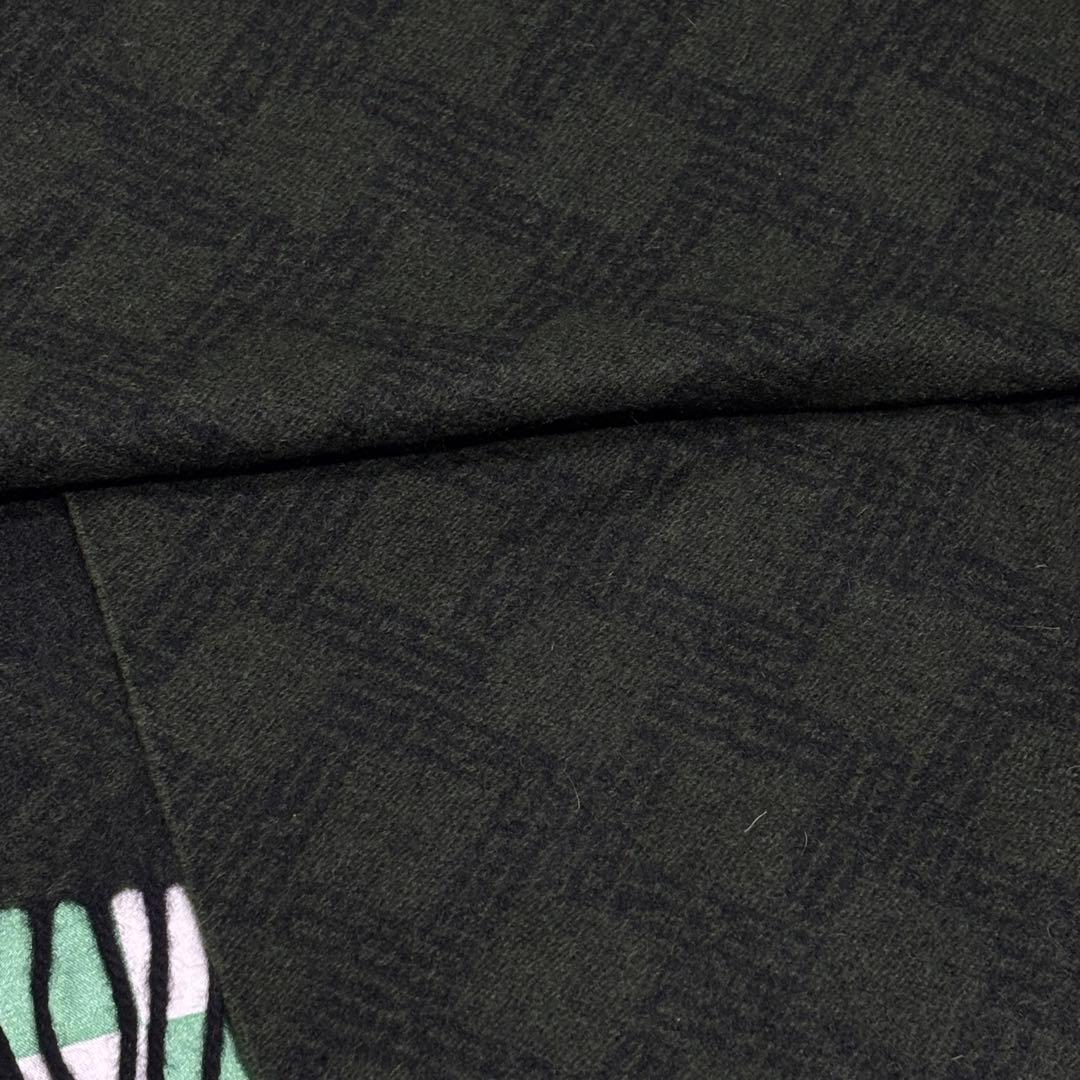 ダンヒル 大判カシミア100%マフラー 希少柄 正規店購入 未使用新品 カシミヤ