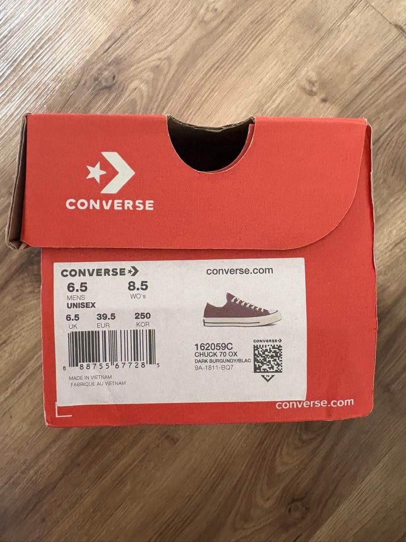 【CONVERSE】 CHUCK 70 OX 25cm 美品