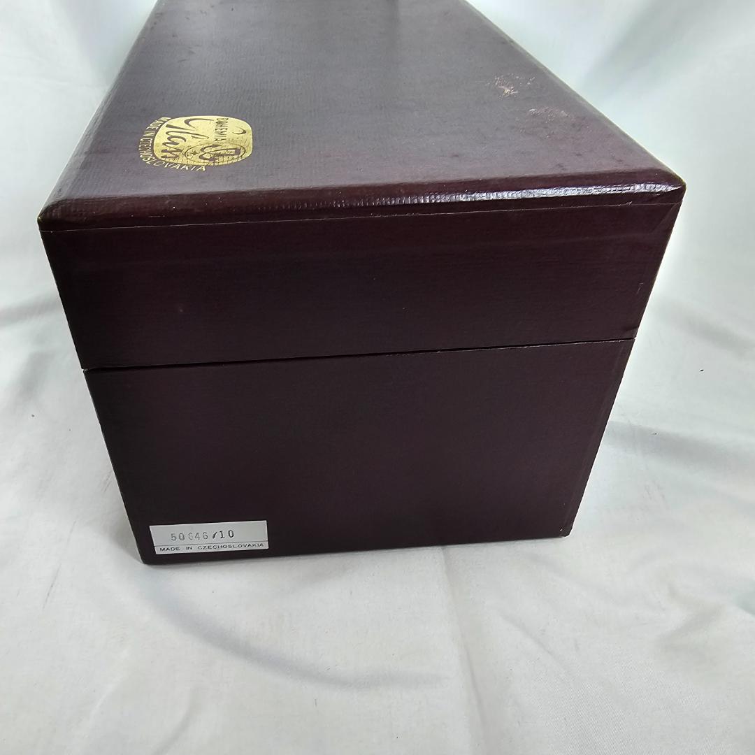 入手困難✨ボヘミアガラス フラワーベース 花瓶 レトロ 希少