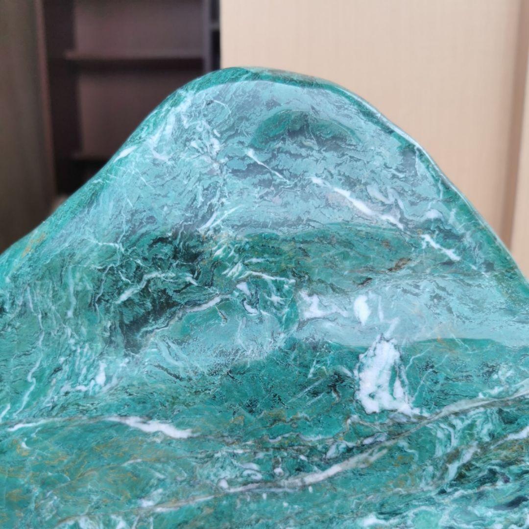 ナミビア翡翠　12.7　翡翠　ヒスイ　鑑賞石　石　置物　オブジェ　インテリア