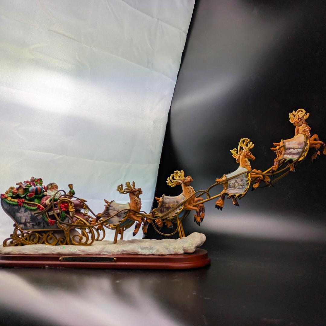 トーマス・キンケード サンタとトナカイ 『ナイト ビフォア クリスマス』 限定品