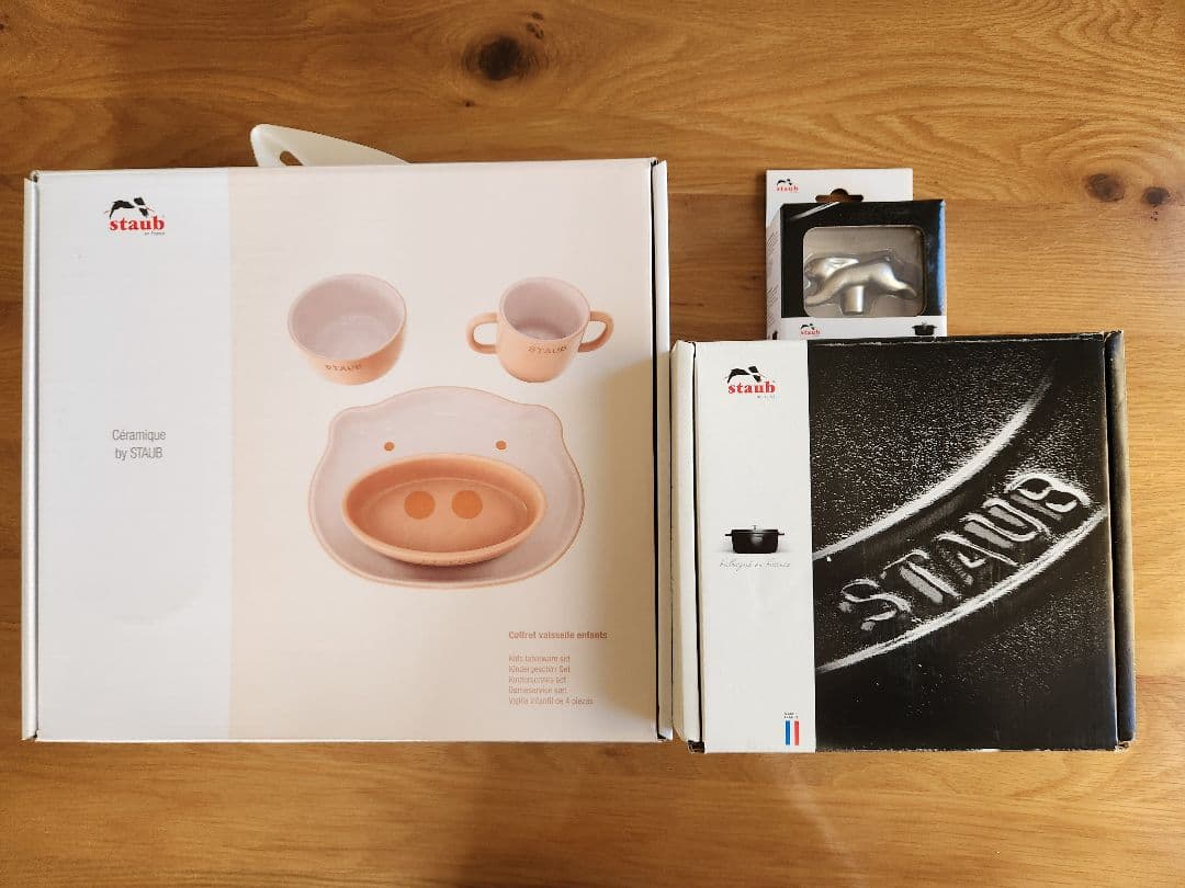 chocolat　staub 鋳鉄製 両手鍋 12cm、食器、鍋の取手