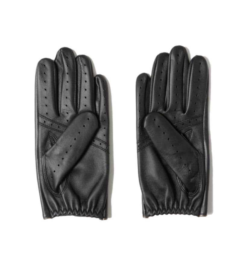 DENTS ドライビンググローブ ヘアシープレザー タッチスクリーン ブラック