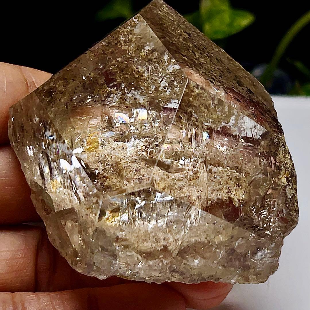 ガーデンクォーツ　庭園水晶　原石　水晶　フリーフォーム　天然石　置物【超高品質】