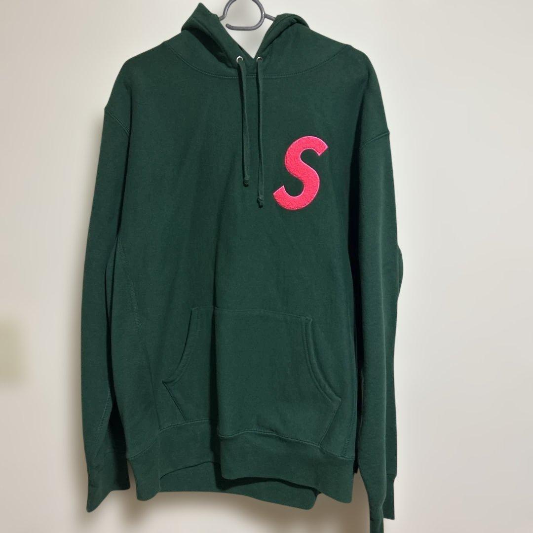 SUPREME 18AW Sロゴ　パーカー　週末セール
